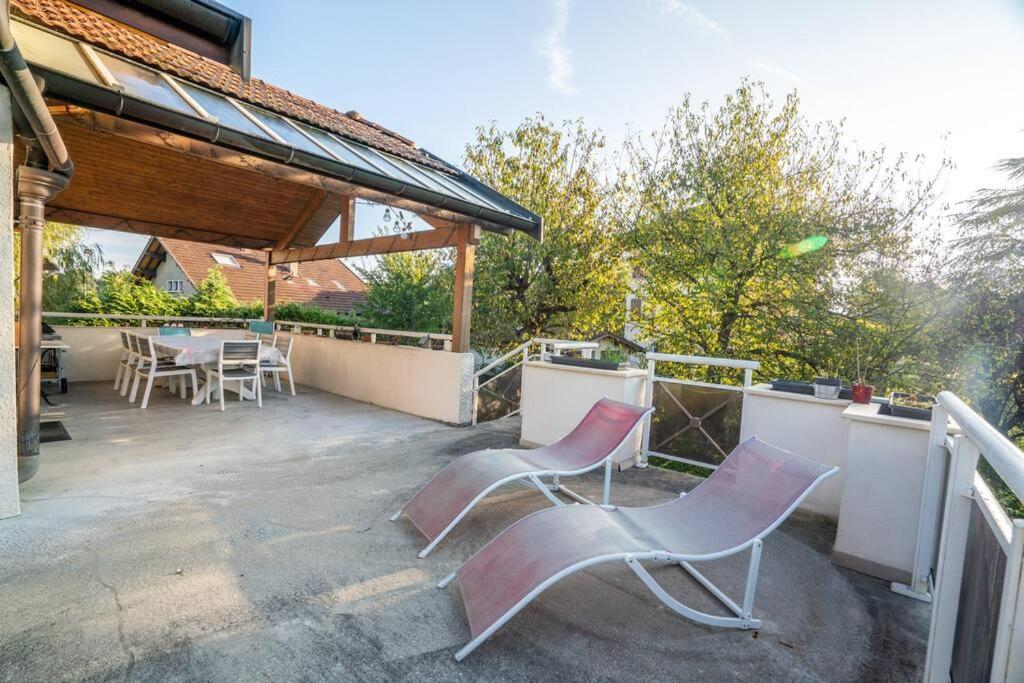 Villa Maison Vue Semnoz Annecy Exterior foto